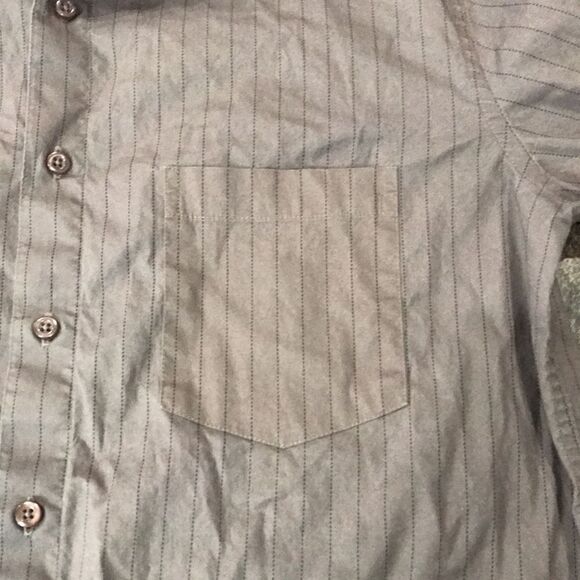 Bruno New York Men's Button-down Shirt, Medium, Brown - Picture 3 of 6